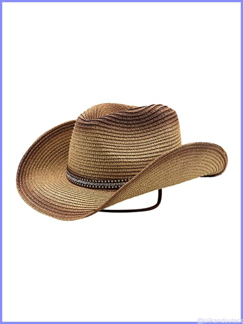 Straw Cowboy Hat Fedora Wide Brim Panama Sun Hat